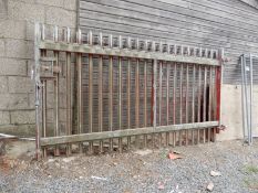 *Large Galvanised Steel Gate 3.5m long, 1.8m tall