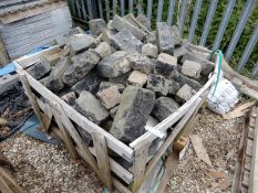 *Pallet of Hand Finished Vintage Garden Edging Granite Sets