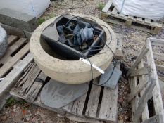 *Natural Stone Effect Water Feature Bowl