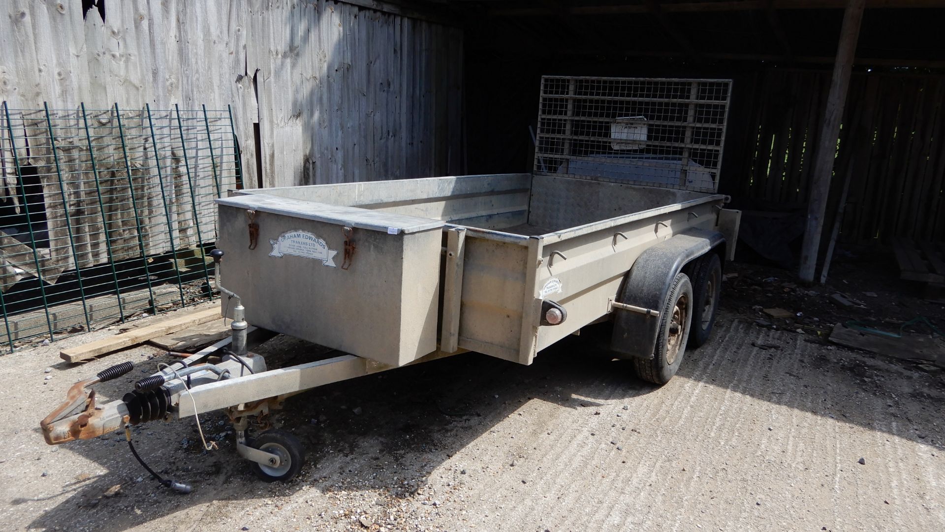 *Graham Edwards Twin Axle Plant Trailer with Loading Ramp on 50mm Ball Coupling - Image 2 of 3