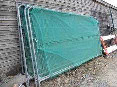 *Five Pieces of Covered Harris Fencing