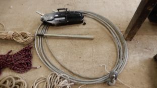*Ace Wire Rope Pulling Hoist Serial No.162129, Saf