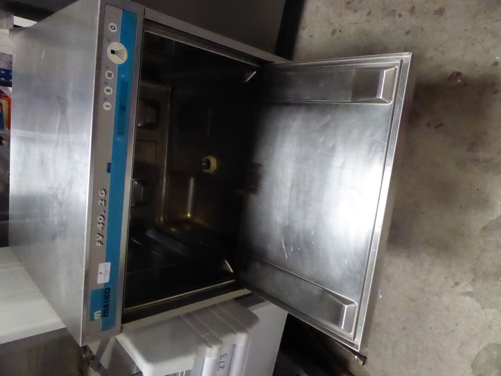 * Meiko FV40.2g commercial undercounter dish/glass washer - Image 2 of 2
