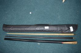 Riley 3pc Snooker Cue Set with Case