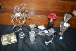 Swarovski Crystal Animals Candle Stands and Other
