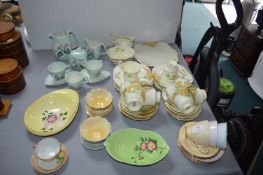 Carlton Ware Part Tea Set plus Dishes and Other Po