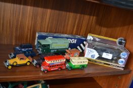 Corgi and Other Diecast Vehicles Including 007 Ast