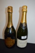 Les Pionniers Champagne, and Roche Lacour 2012 Bru