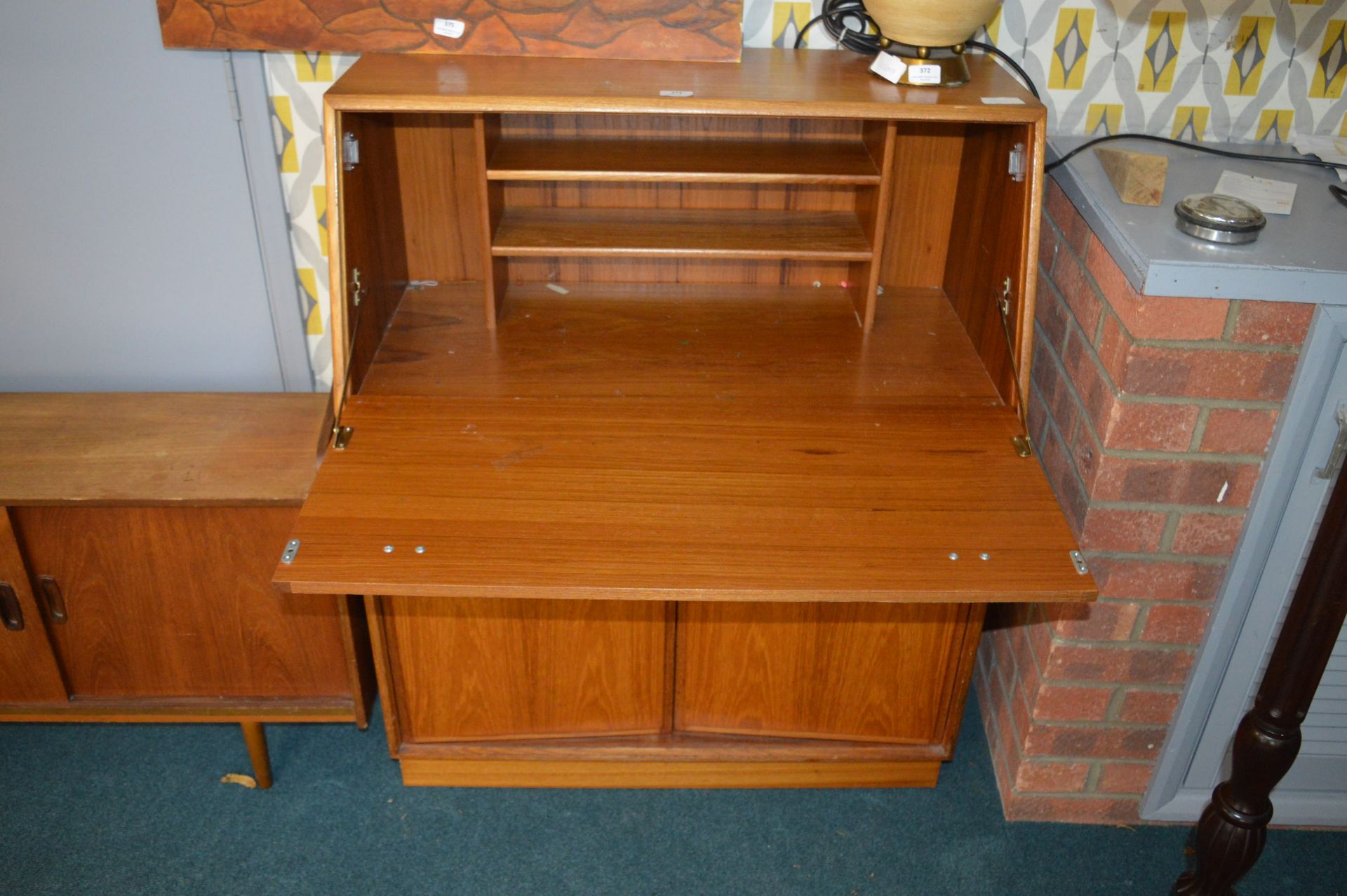 Retro Bureau Bookcase - Image 2 of 2