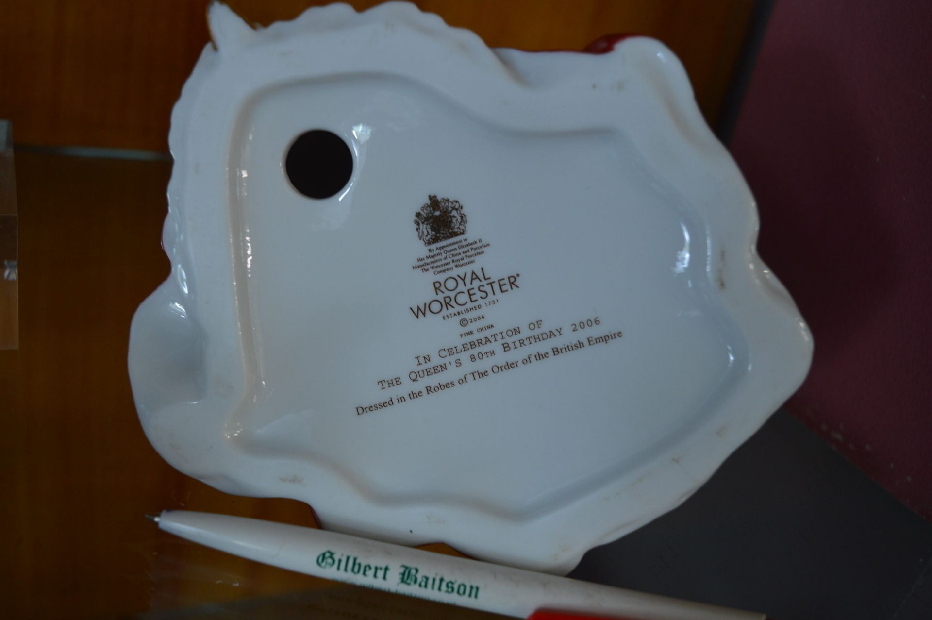 Royal Worcester Queen Elizabeth and The Order of t - Image 2 of 2