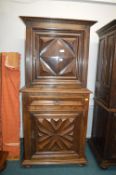 French Walnut Louis XIII Cabinet Deux Corps