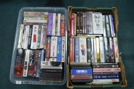 Two Boxes of DVDs, Boxsets, etc.