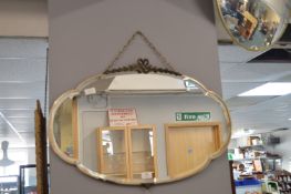 Vintage Beveled Edge Framed Mirror