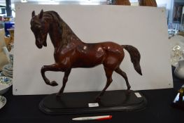 Large Figure of a Horse on Plinth