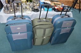 Two Revelation and One Fiore Suitcases plus Conten