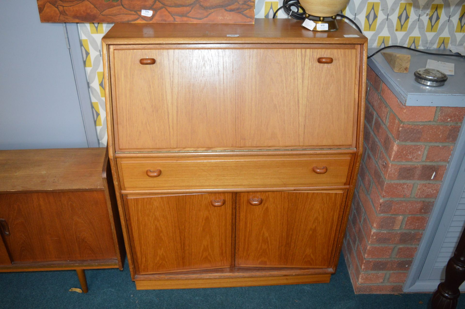 Retro Bureau Bookcase