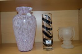 Three Murano Glass Vases