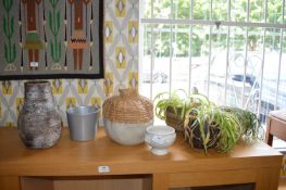 *Studio Pottery Vases and Planters