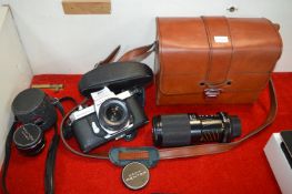 Pentax Spotmatic F 35mm Camera with S17 1:0.8/55 L