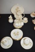 Royal Doulton Yorkshire Rose Part Tea Set 22pcs