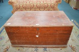 Victorian Pine Blanket Box