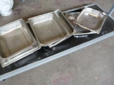 *Six Assorted Bain Marie Inserts (two steamers)