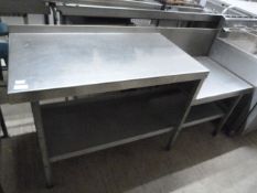 Stainless Steel Preparation Table with Undershelf