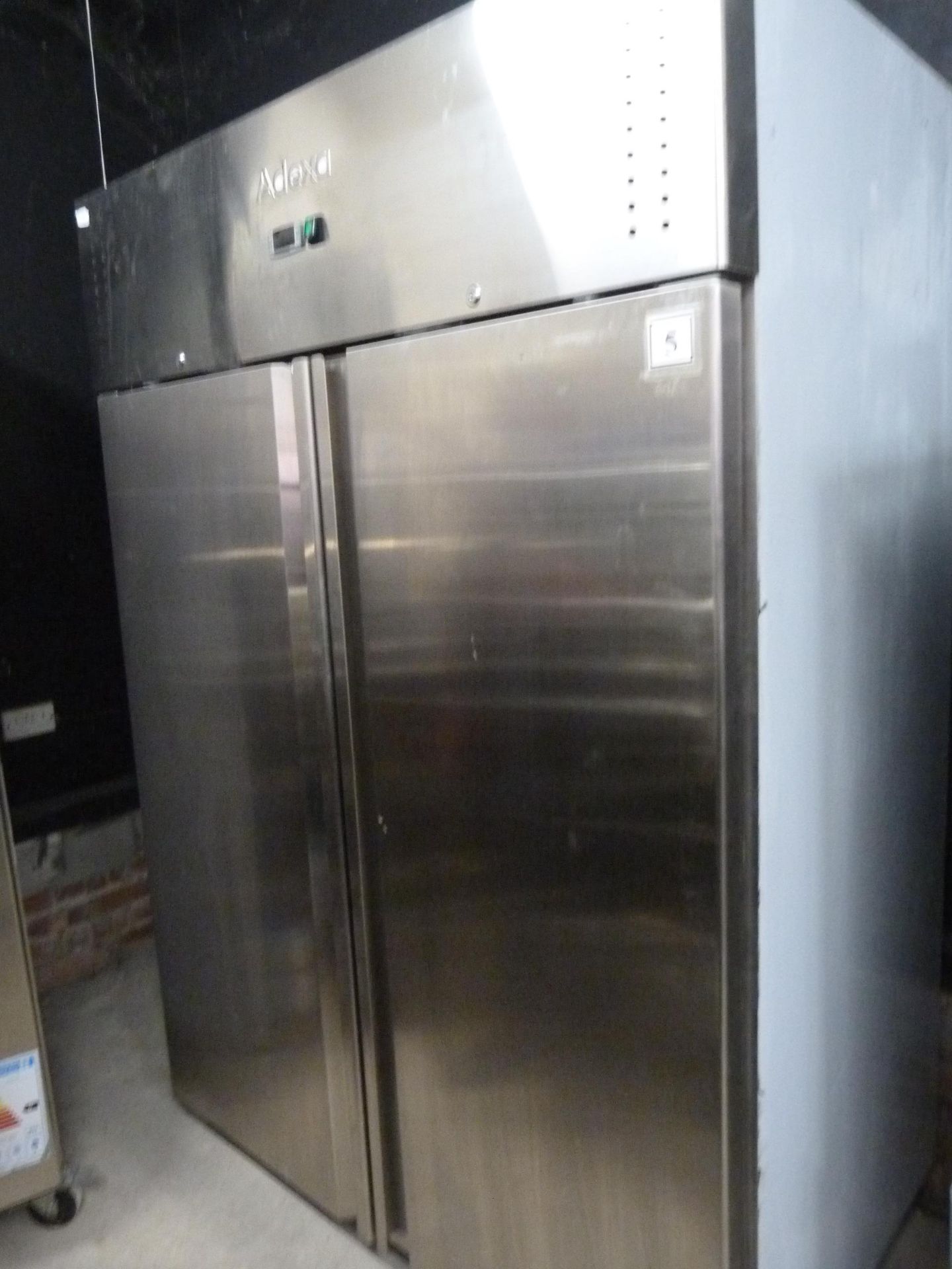 *Adexa Stainless Steel Double Door Refrigerator Mo