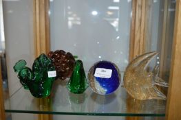 Glass Paperweights etc.