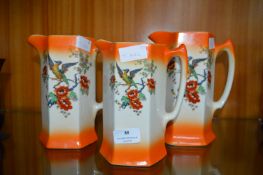 Three Oriental Style Jugs