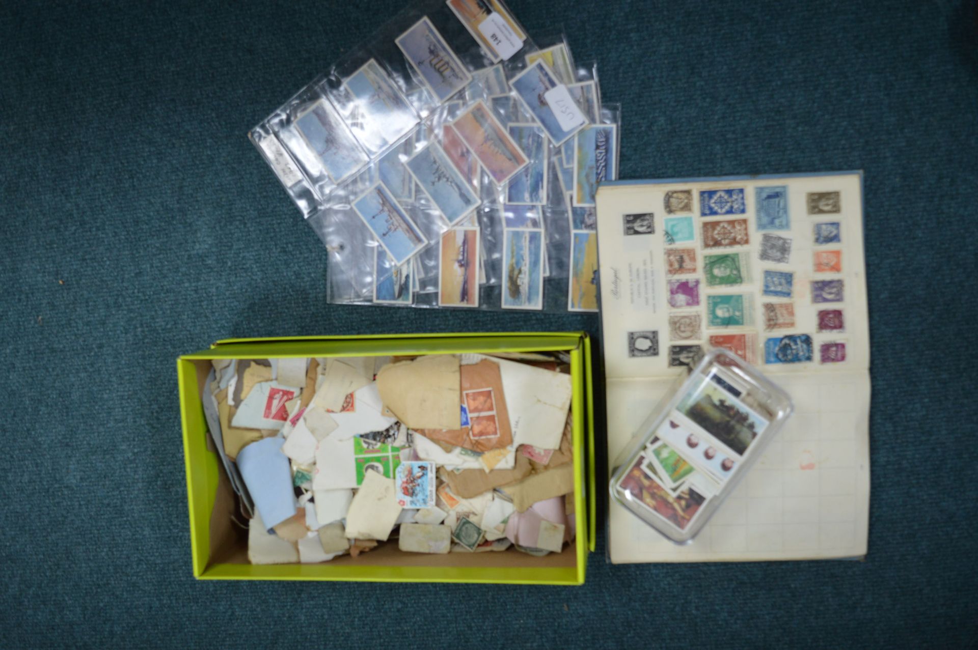 Stamps, Cigarette Cards, etc.