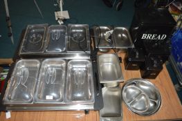 Food Warmers and Serving Dishes, Bread Bins, etc.