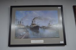 Framed Adrian Thompson Hull Print - Merchants of t