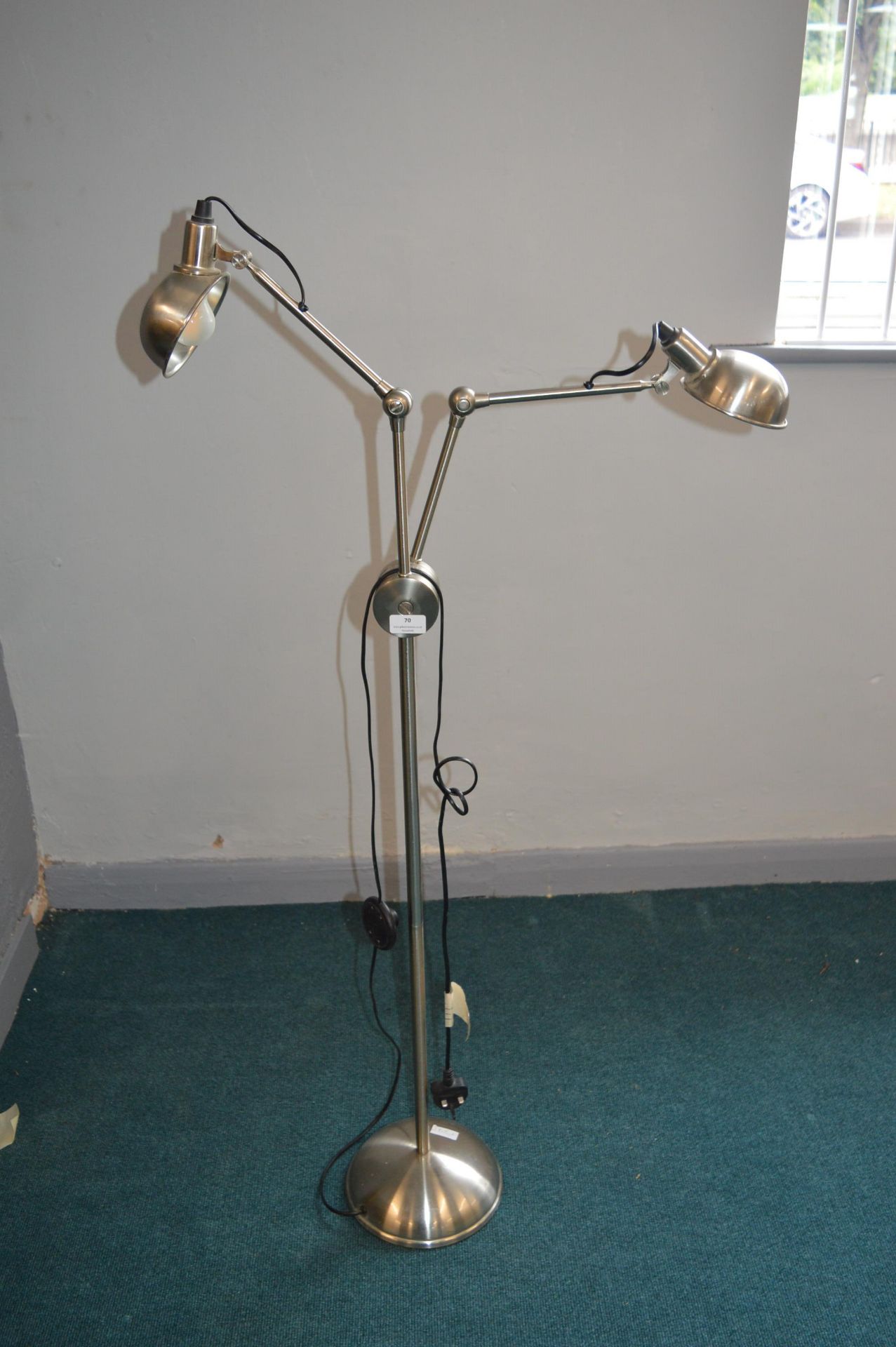 Industrial Style Twin Reading Lamp