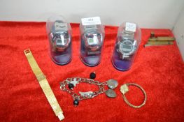 Timex and Rotary Ladies Wristwatches, plus Charm B