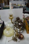 Vintage Style Lamps, Oil Lamp, etc.
