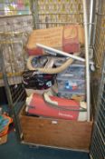 Cage Lot of Vintage Vacuum Cleaner Parts etc. (cag