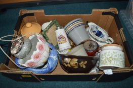 Pottery Items, Hornsea Storage Jar, etc.