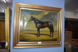 Gilt Framed Wall Art of a Horse