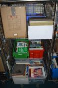 Cage Lot of Hardback Books (cage and crates not in
