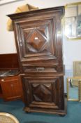 Antique French Walnut Double Cabinet - No Reserve (Louis XIII)