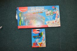 *Maped Colouring Pack and Stamp Set