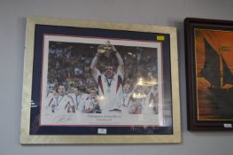 Signed England Rugby Photograph