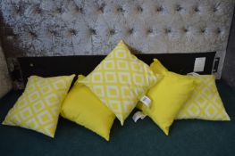 *Five Contrasting Yellow Cushions