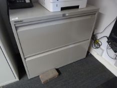 *Bisley Two Drawer Unit (This lot is located at 7 Tadman Street, Hull, HU3 2BG, Collection by