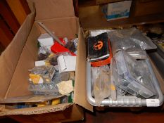 Two Boxes of Plaster Fixings and Other Screws, Nai