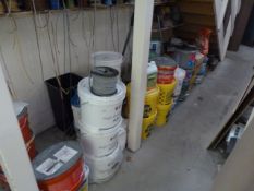 *Assortment of Under Floor Adhesives, Silicone Bonds, etc. (This lot is located at 7 Tadman