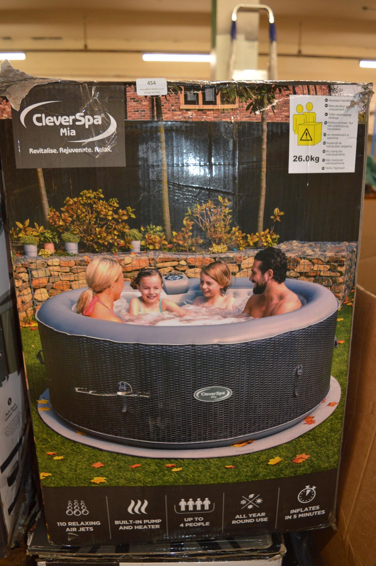 *Two Clever Spa Mia 4 Person Hot Tubs - Image 2 of 2