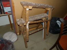*Two A-Frame Wooden Trestles (This lot is located at 7 Tadman Street, Hull, HU3 2BG)