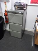 *Bisley Three Drawer Foolscap Filing Cabinet (grey) (This lot is located at 7 Tadman Street, Hull,